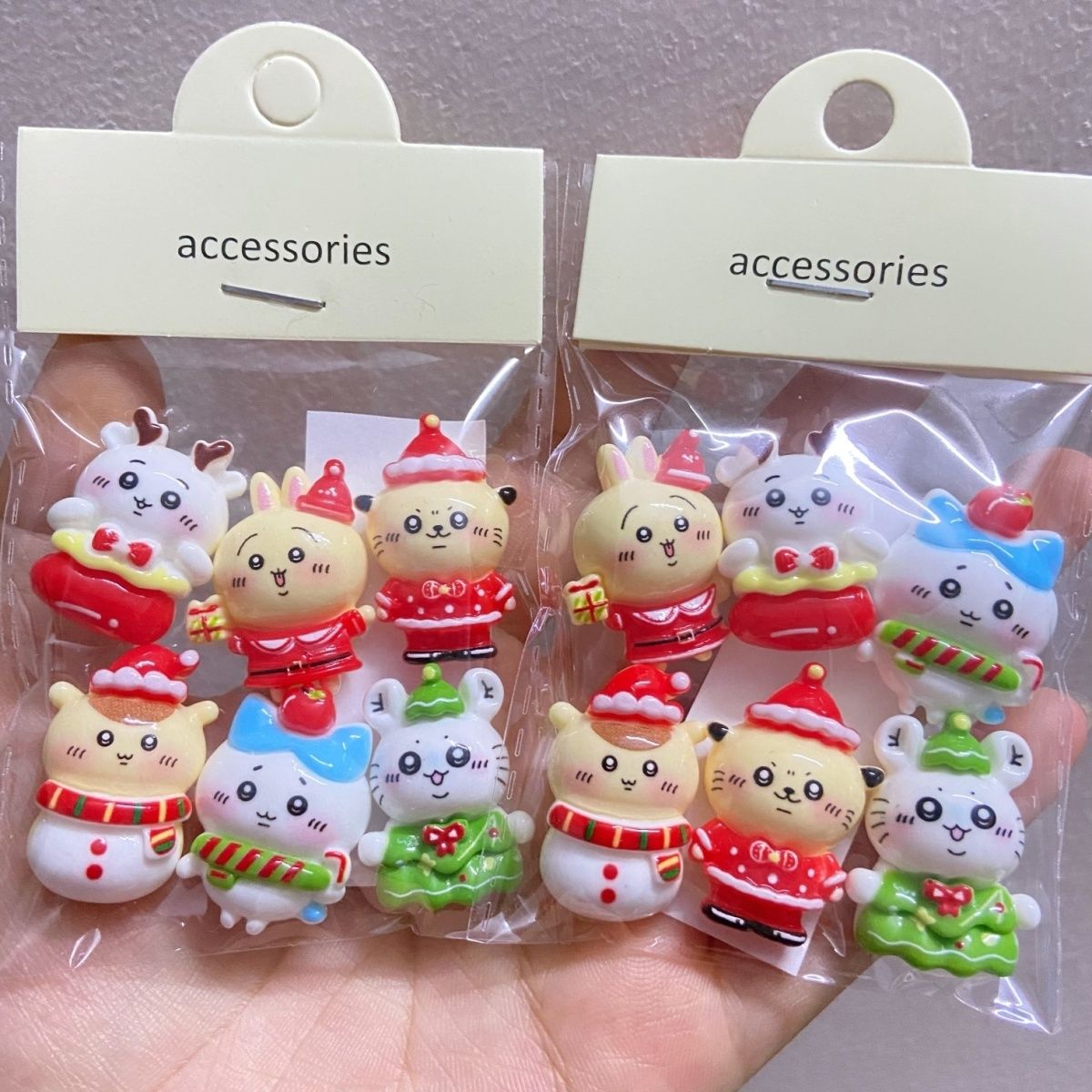 Resin Crafts Diy - hristmas Solid Color Chiikawa Resin Removable