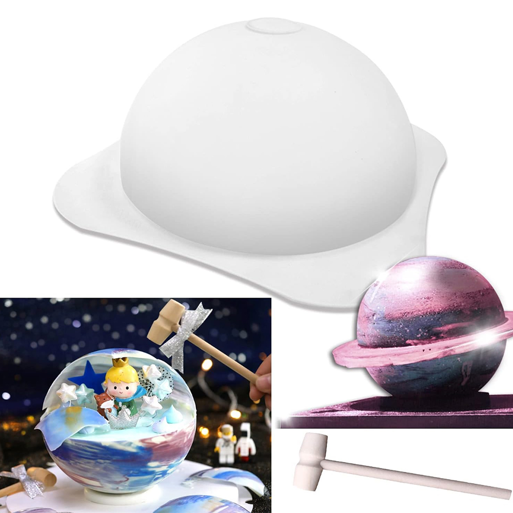 1/3pcs Large Silicone Hemisphe - огляд і ціна Coaster Mold Round