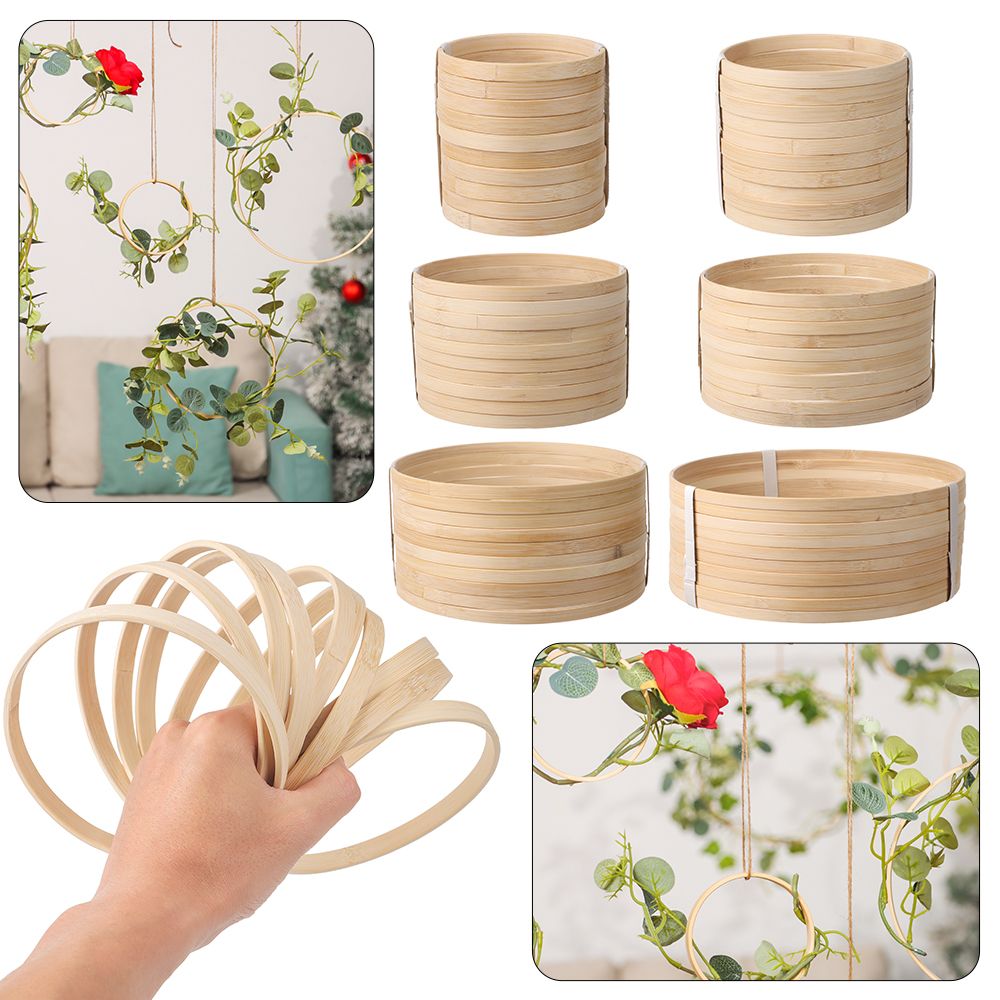 10Pcs 10/12/15/18/20/26cm Ring - огляд і ціна Wood Ring Blank