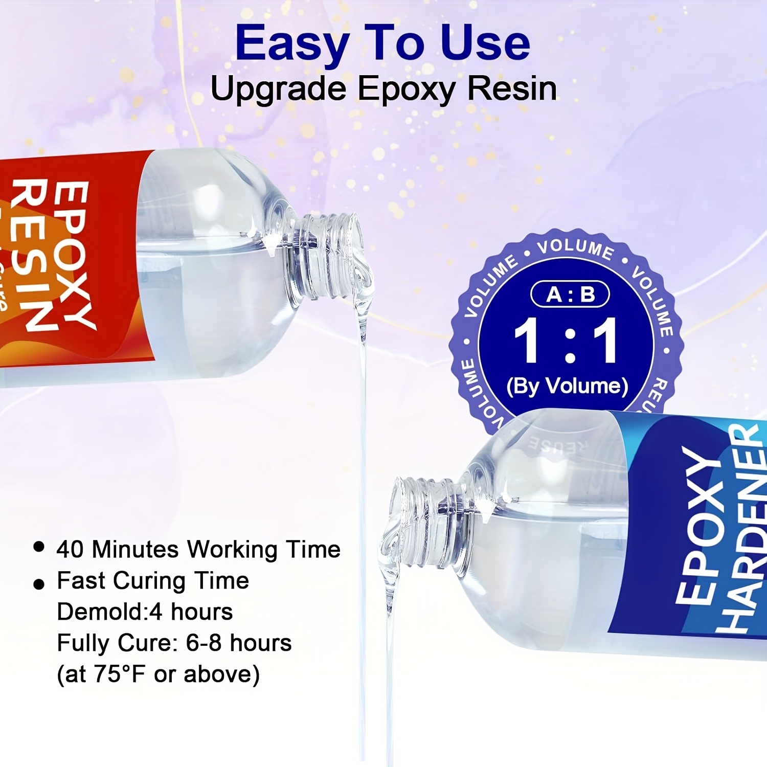 Clear Epoxy Resin Kit 8oz/16oz - огляд і ціна Resin Jewelry Kit