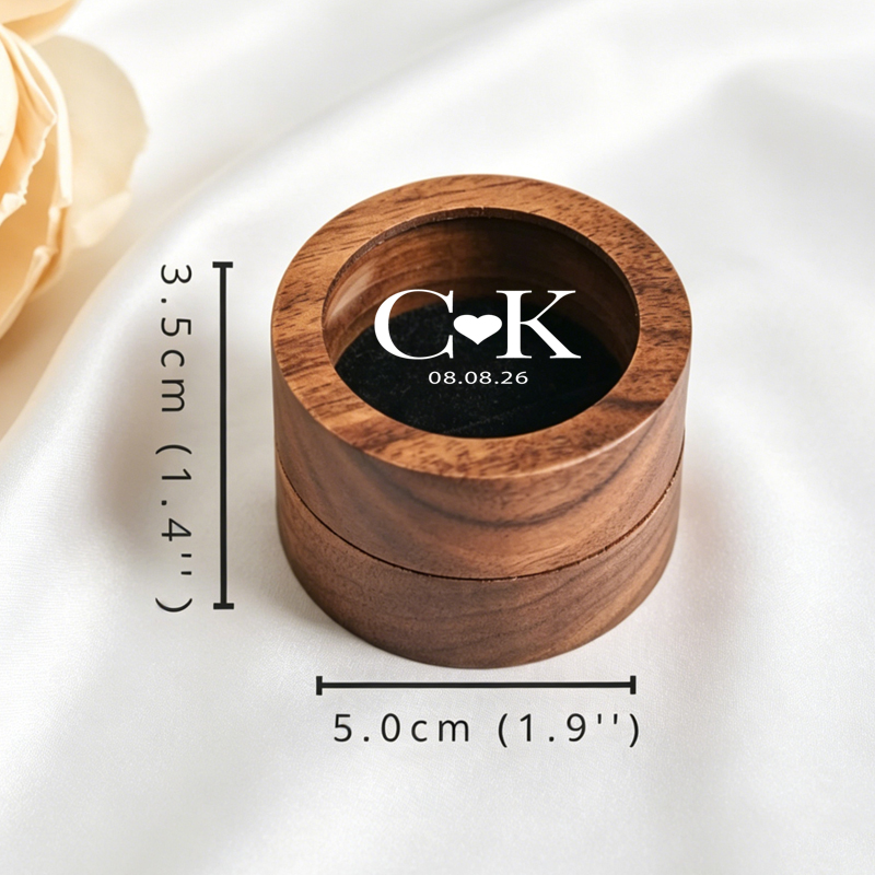 Personalized Wedding Ring Box  - огляд і ціна Wood Ring Blank