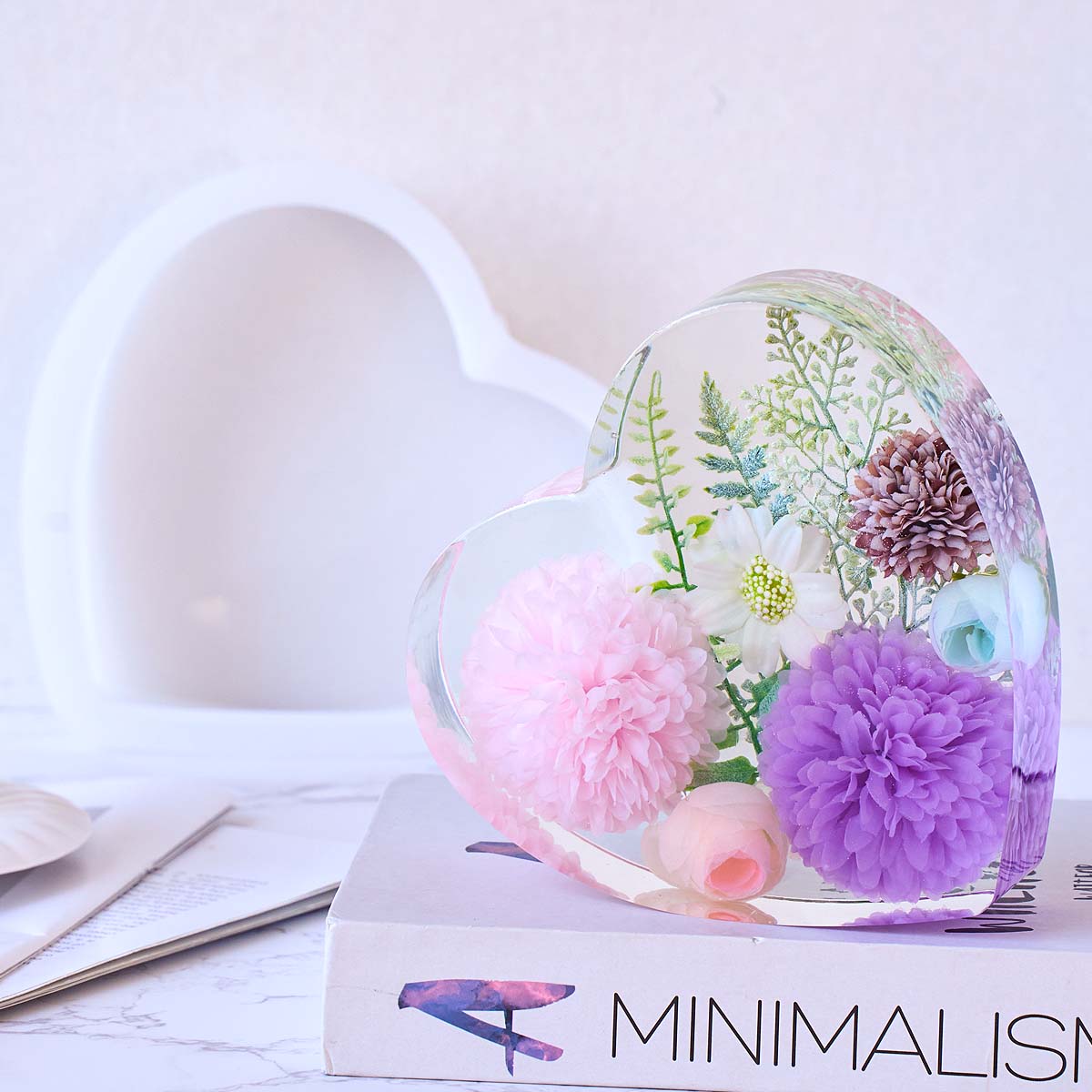 Large Love Silicone Mold DIY H - огляд і ціна Flower Preservation Resin