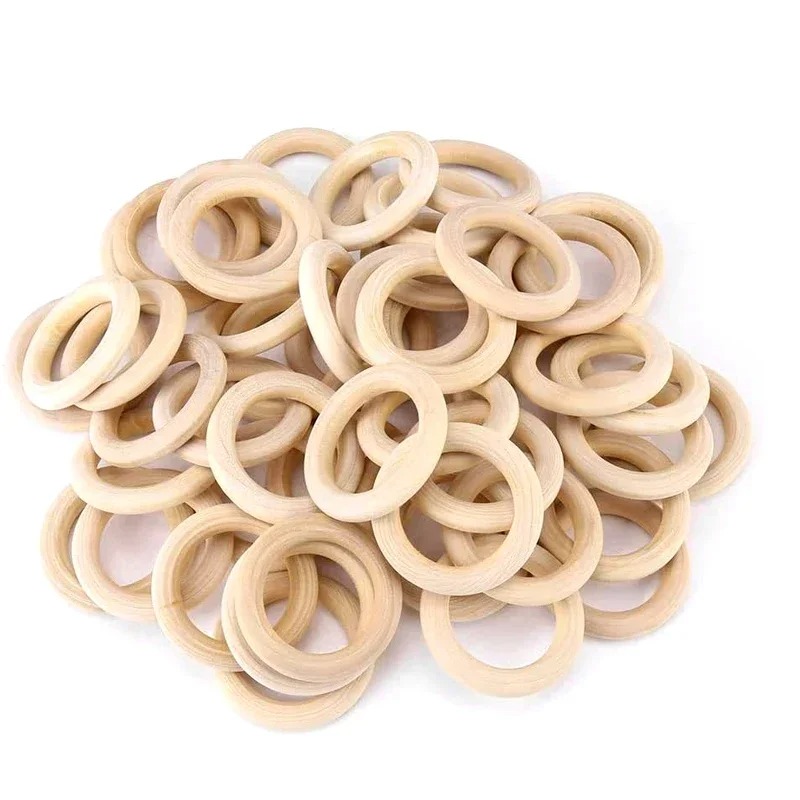 20pcs 30mm Unfinished Smooth W - огляд і ціна Wood Ring Blank