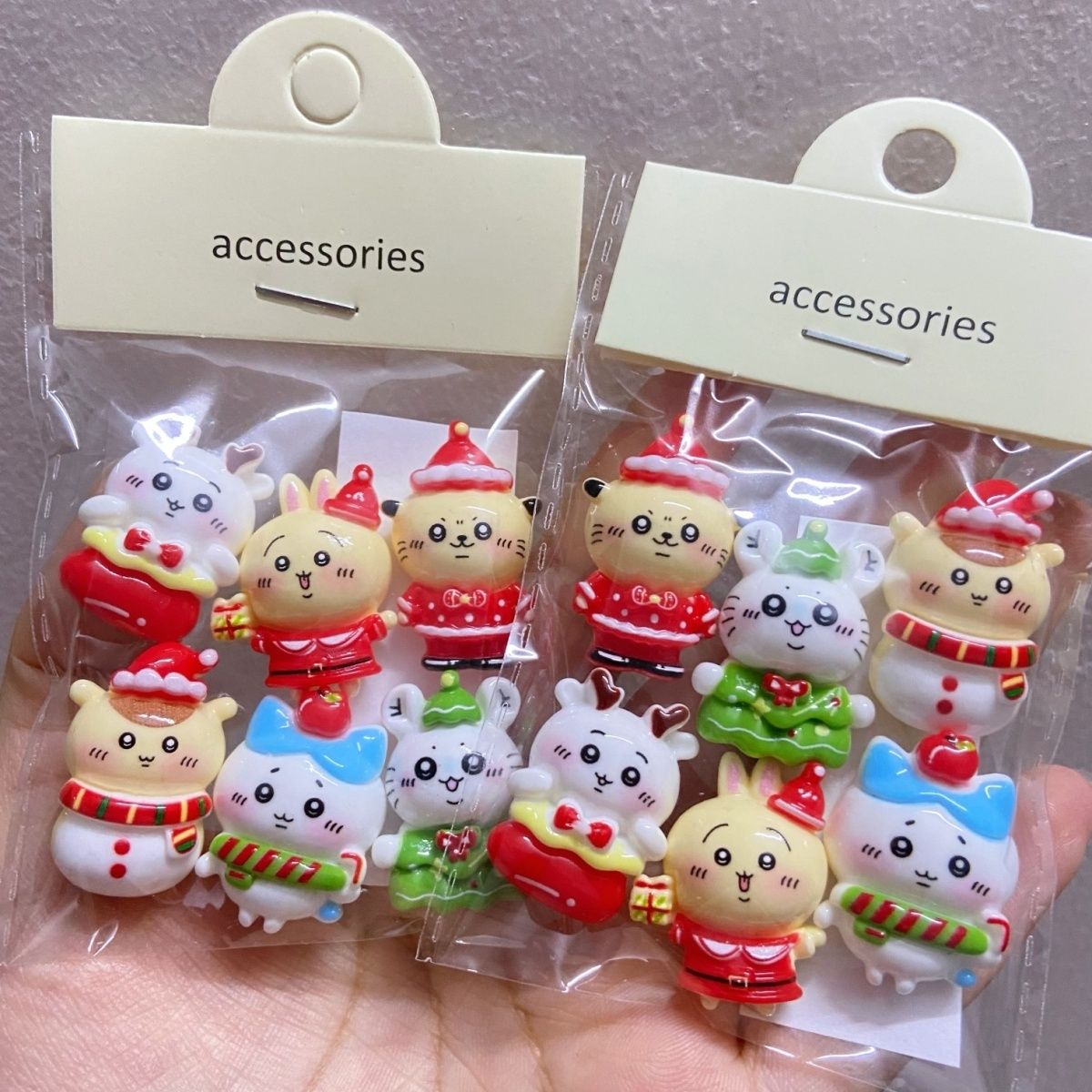 hristmas Solid Color Chiikawa  - огляд і ціна Resin Crafts Diy