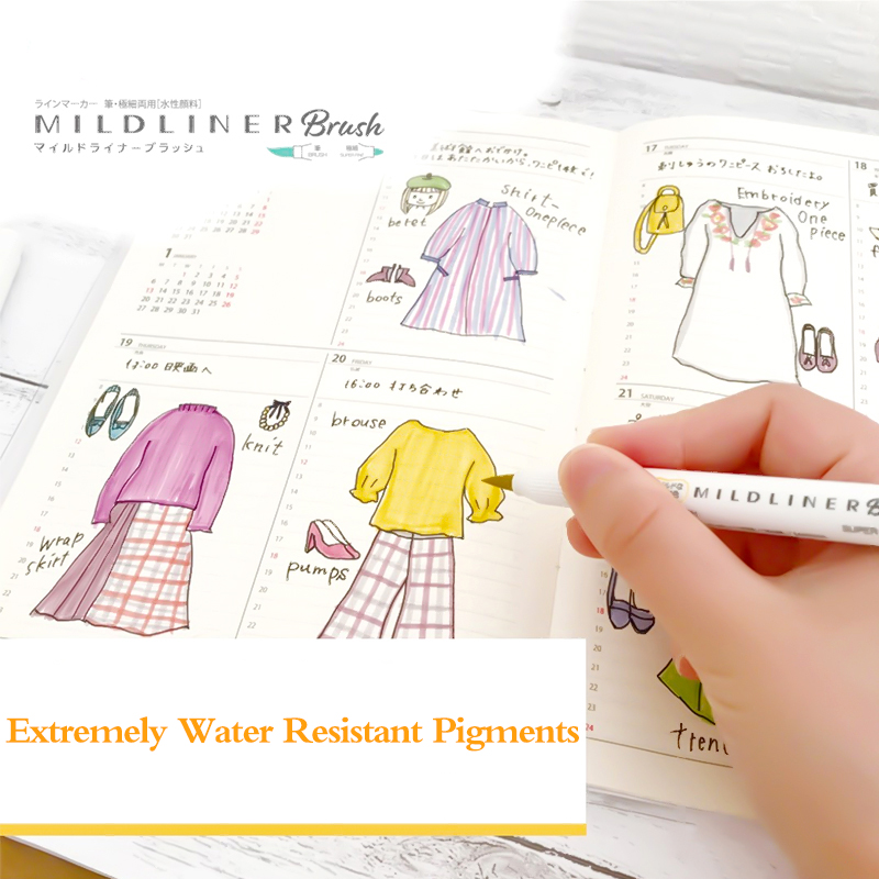 Japan ZEBRA Double-ended Marke - огляд і ціна Zebra Pen Mildliner