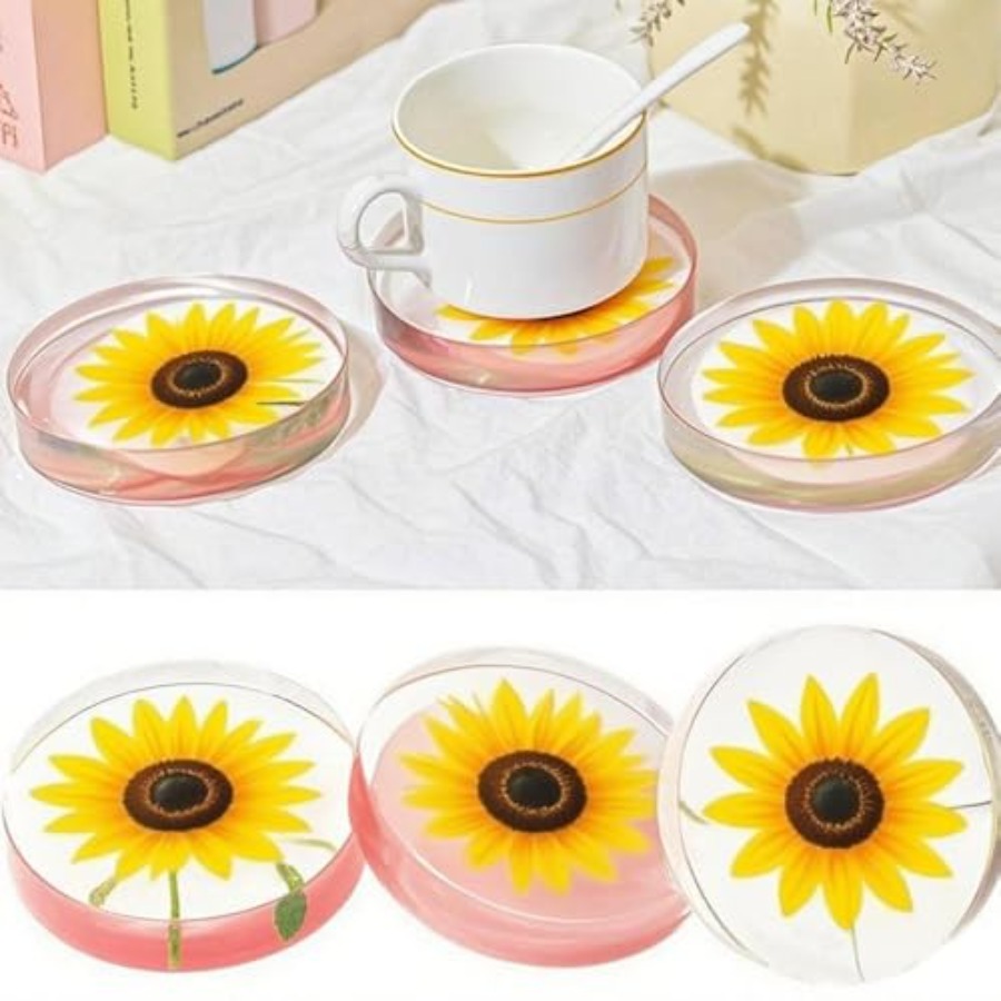 6-Cavity Deep Round Coaster Si - огляд і ціна Coaster Mold Round