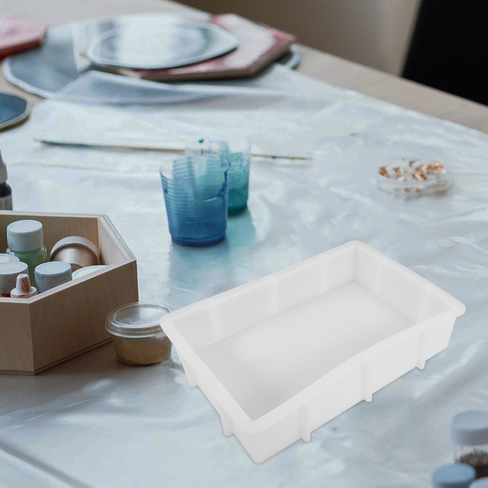 Large Rectangle Resin Silicone - огляд і ціна Flower Preservation Resin