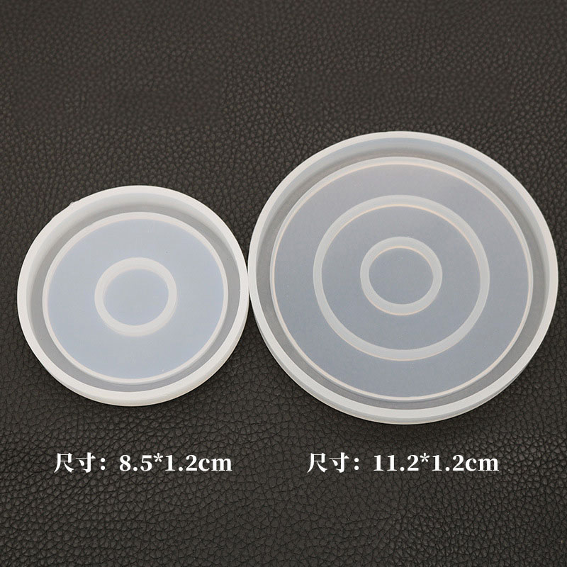 Round Tray Cement Molds Silico - огляд і ціна Coaster Mold Round