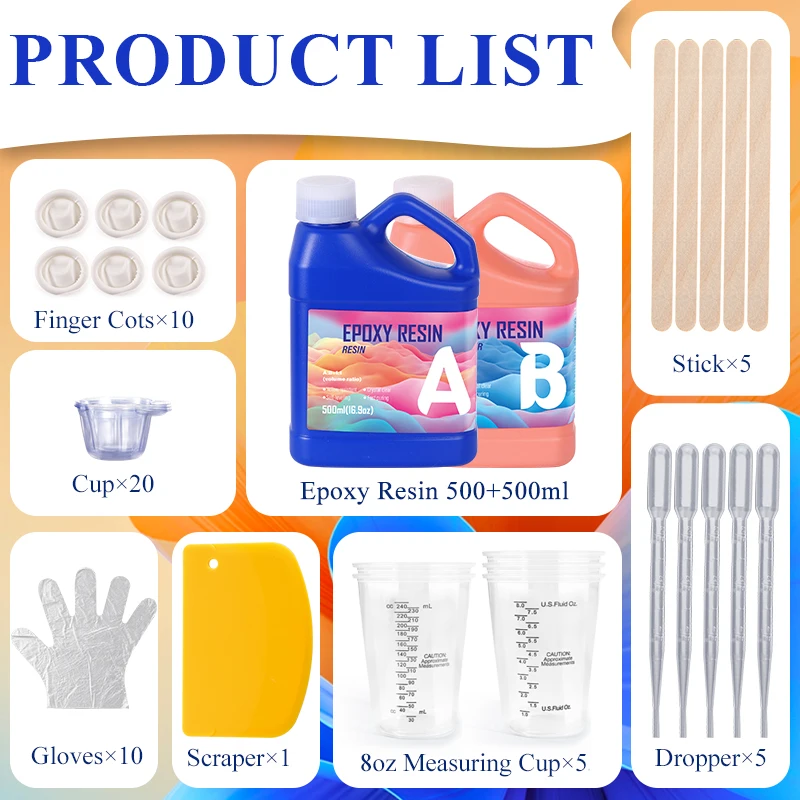 Easy Mixing Epoxy Resin Kit Cr - огляд і ціна Resin Jewelry Kit