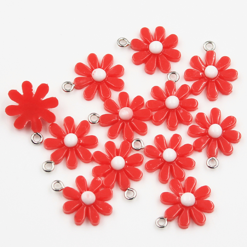 30pcs Charms flower sunflower  - огляд і ціна Flower Preservation Resin