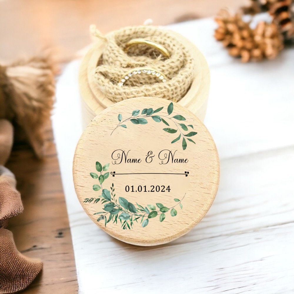 Personalized Wedding Ring Box  - огляд і ціна Wood Ring Blank