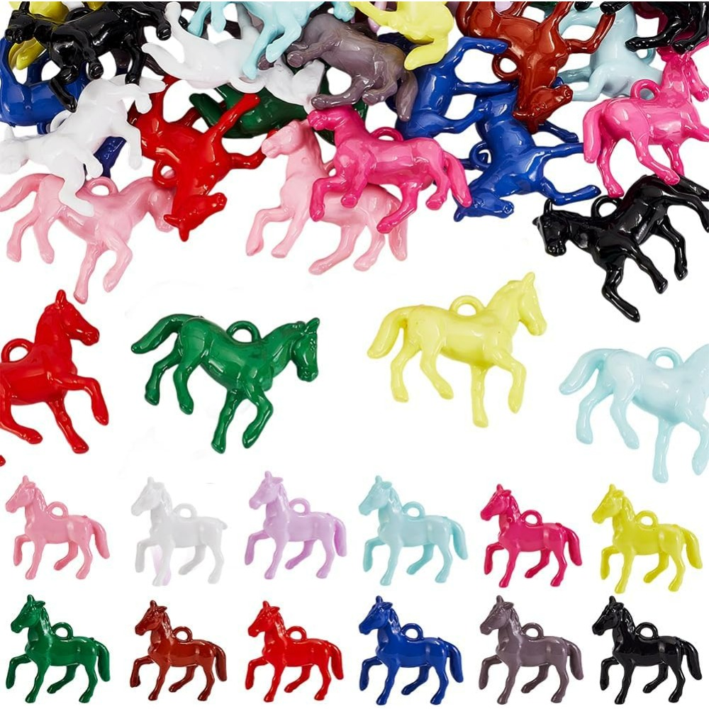 48pcs Opaque Acrylic Pendants  - огляд і ціна Resin Craft Kit
