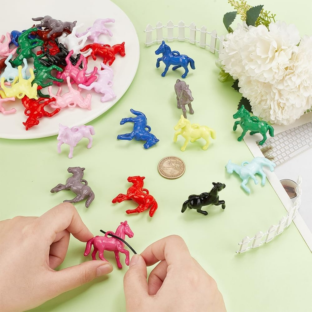 48pcs Opaque Acrylic Pendants  - огляд і ціна Resin Craft Kit