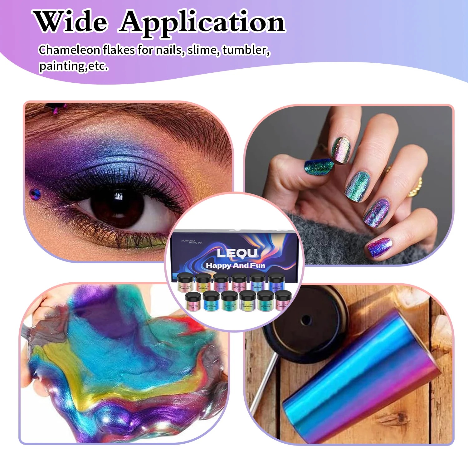 A set of chameleon pink nail c - огляд і ціна Resin Pigment Set