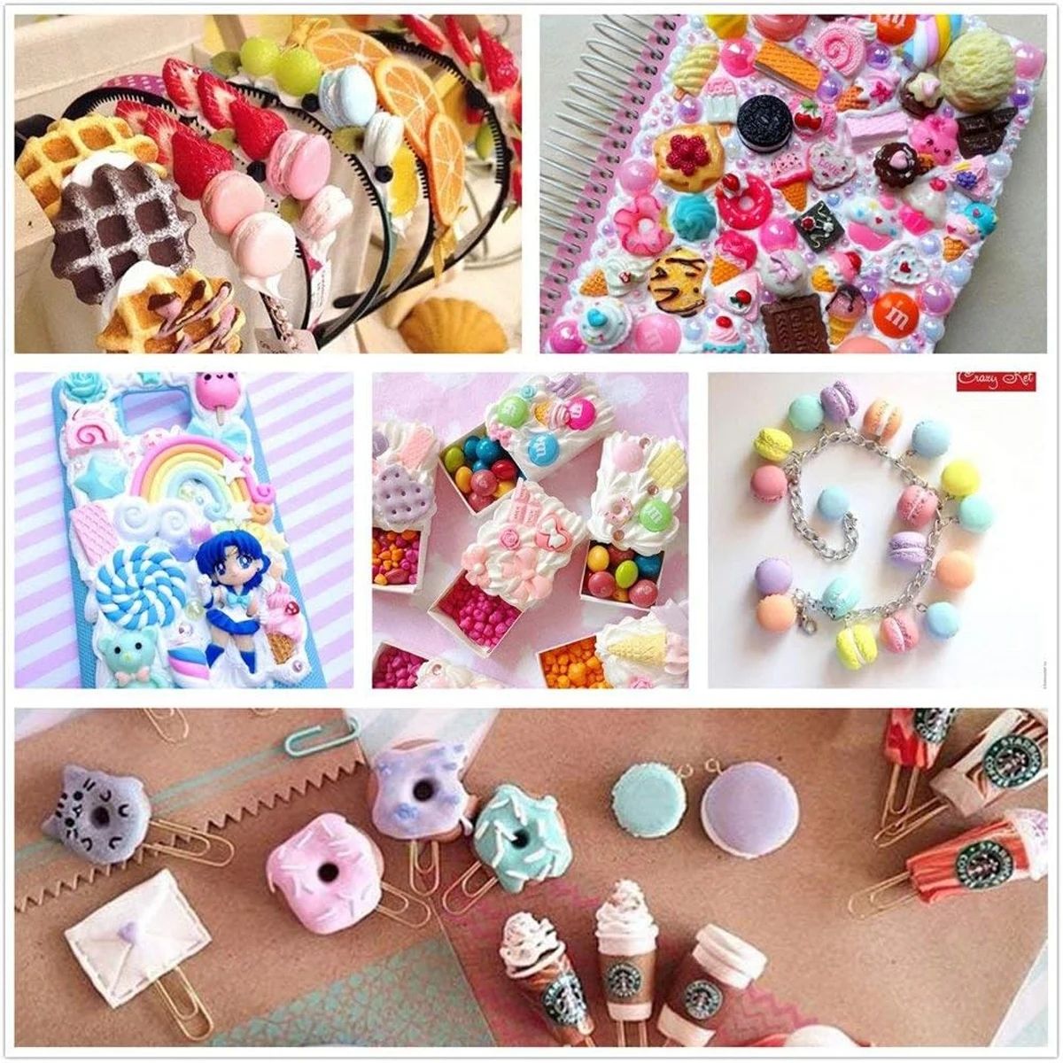 30pcs Random Candy Slime Charm - огляд і ціна Resin Craft Kit