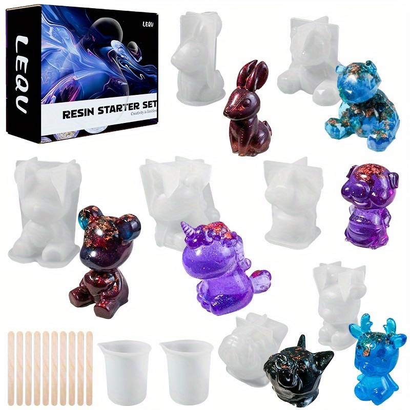 19pcs Resin-Made Mold Set, Sui - огляд і ціна Resin Jewelry Kit