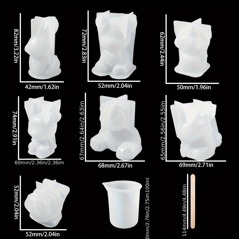 19pcs Resin-Made Mold Set, Sui - огляд і ціна Resin Jewelry Kit
