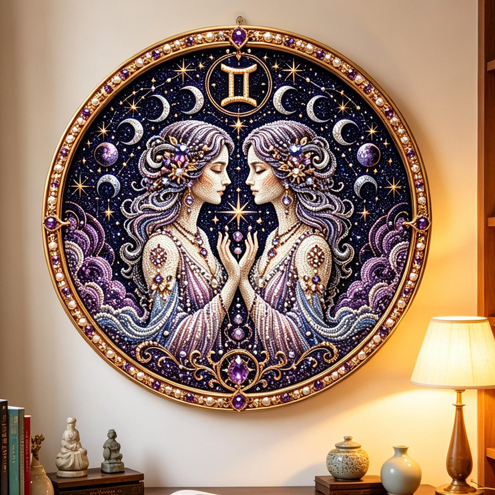 12 Zodiacs Signs Pearl Art Kit - огляд і ціна Resin Craft Kit