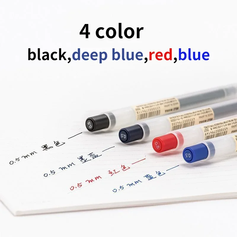 10pcs Press pen refills with 1 - огляд і ціна Muji Stationery Gel Pen