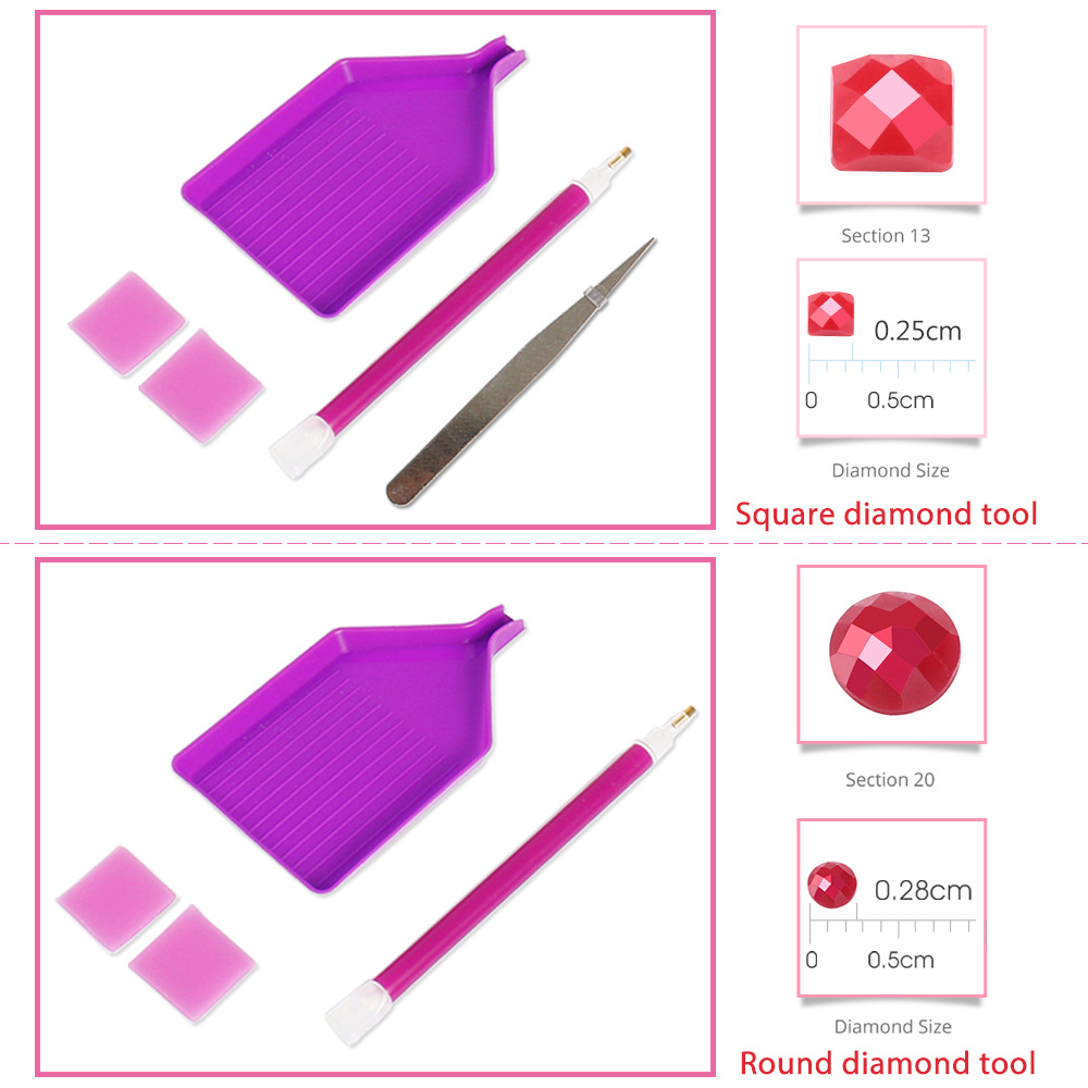 Momoart 5D DIY Diamond Mosaic  - огляд і ціна Resin Craft Kit