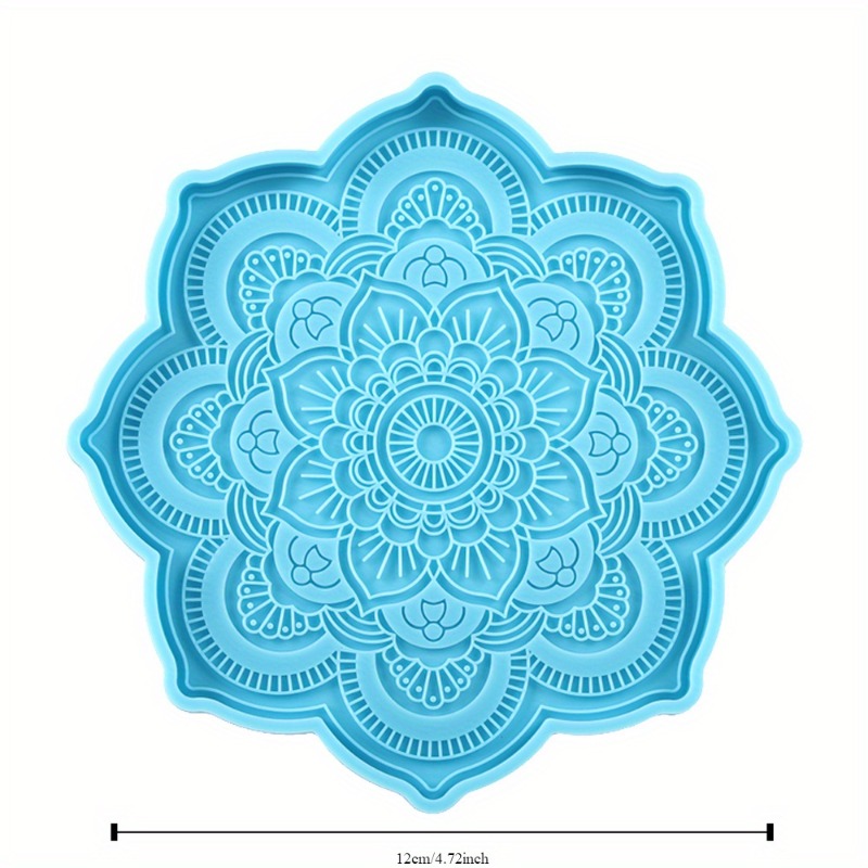 Mandala Coaster Silicone Mold  - огляд і ціна Coaster Mold Round
