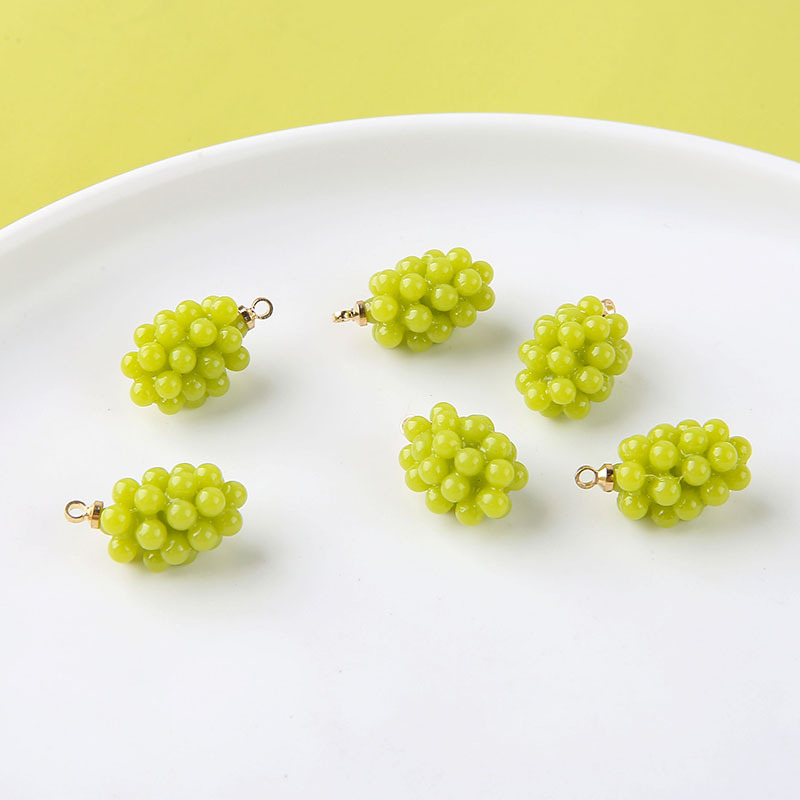 6pcs Cute Little Grapes Resin  - огляд і ціна Resin Craft Projects
