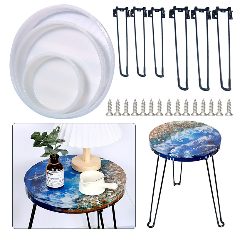 Large Round Tray UV Resin Mold - огляд і ціна Coaster Mold Round