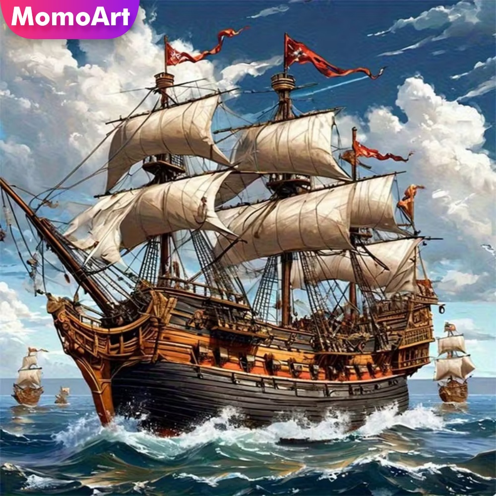 Momoart Diamond Painting Ship  - огляд і ціна Resin Craft For Beginners